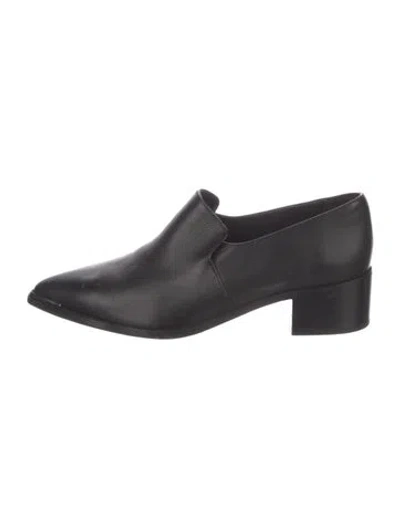 Pre-owned Acne Studios Leather Loafers In Black