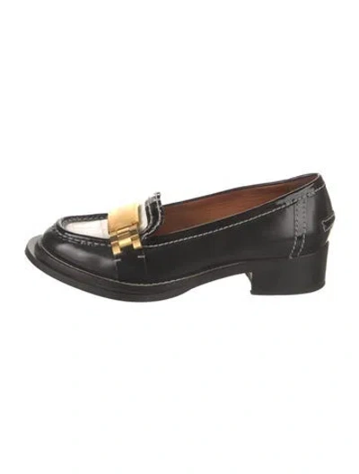 Pre-owned Acne Studios Leather Loafers In Black