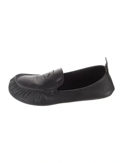 Pre-owned Acne Studios Leather Loafers In Black