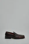 Acne Studios Leather Loafers In Brown