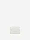 Acne Studios Logo-print Full-grain Leather Cardholder In White