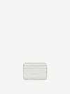 Acne Studios Logo-print Full-grain Leather Cardholder In Metal Logo On The Front