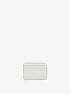 Acne Studios Logo-print Full-grain Leather Cardholder In White