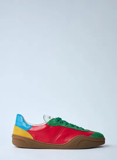ACNE STUDIOS LEATHER LOW-TOP SNEAKERS