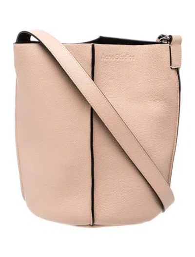 Pre-owned Acne Studios Leather Messenger Bag In Pink