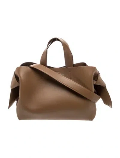 Pre-owned Acne Studios Leather Midi Musubi In Brown