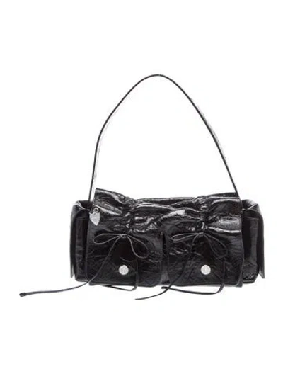 Pre-owned Acne Studios Leather Multipocket Medium In Black
