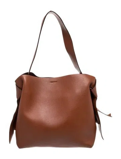Pre-owned Acne Studios Leather Musubi Medium In Brown