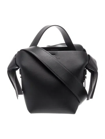 Pre-owned Acne Studios Leather Musubi Mini In Black