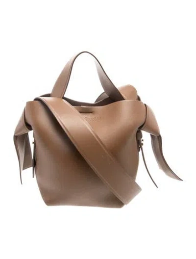 Pre-owned Acne Studios Leather Musubi Mini W/ Tags In Brown