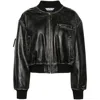 Acne Studios Leather Outerwears In Black
