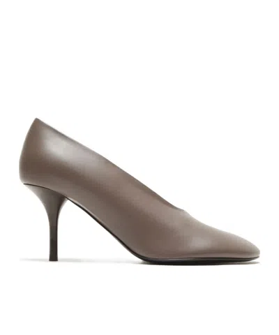 Acne Studios Leather Pump In Brown