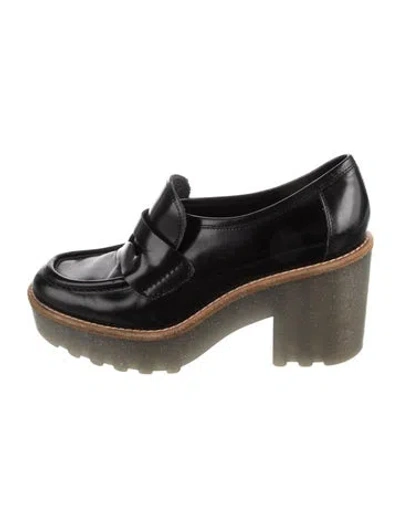 Pre-owned Acne Studios Leather Pumps In Black