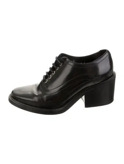 Pre-owned Acne Studios Leather Pumps In Black