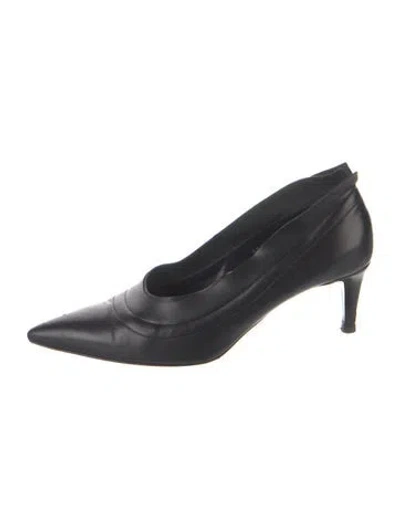 Pre-owned Acne Studios Leather Pumps In Black