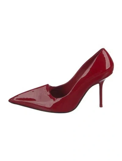 Pre-owned Acne Studios Leather Pumps In Red