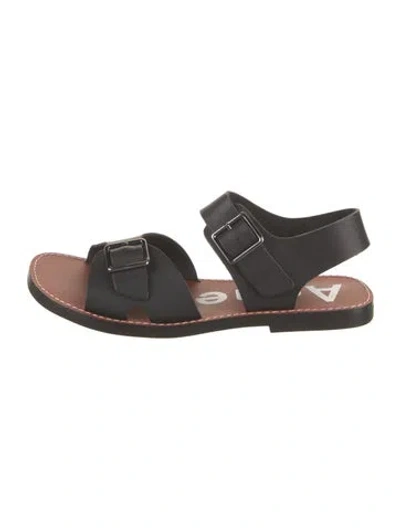 Pre-owned Acne Studios Leather Sandals In Black