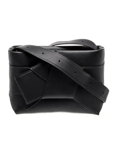 Pre-owned Acne Studios Leather Shoulder Bag In Black