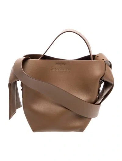 Pre-owned Acne Studios Leather Shoulder Bag In Brown