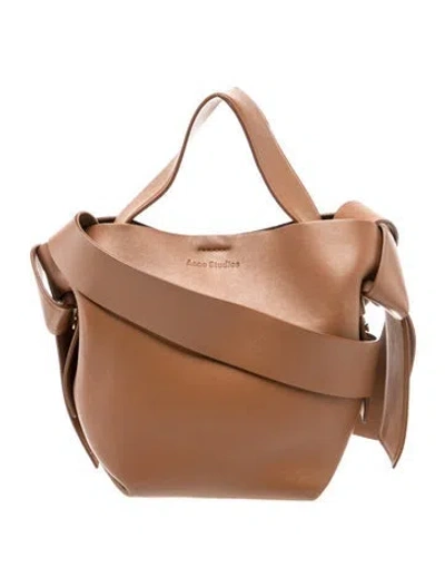 Pre-owned Acne Studios Leather Shoulder Bag In Brown