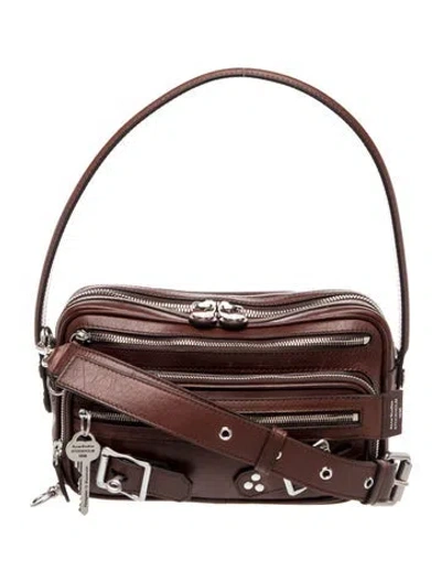 Pre-owned Acne Studios Leather Shoulder Bag In Brown
