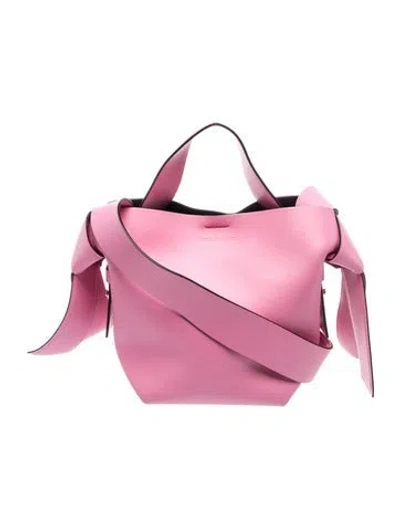 Pre-owned Acne Studios Leather Shoulder Bag In Pink