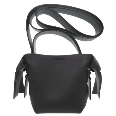 Pre-owned Acne Studios Leather Shoulder Bag () In Black