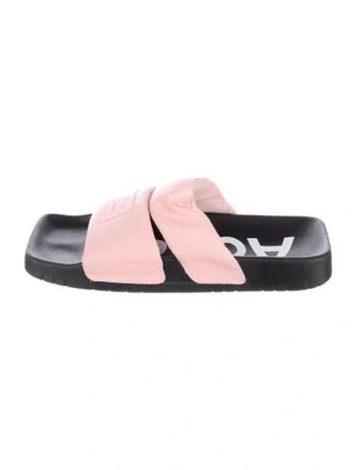 Pre-owned Acne Studios Leather Slides In Multi
