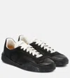 Acne Studios Leather Sneakers In Black