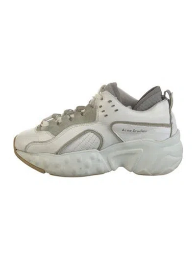 Pre-owned Acne Studios Leather Sneakers In Multi