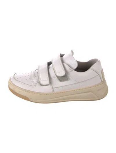 Pre-owned Acne Studios Leather Sneakers In Pink
