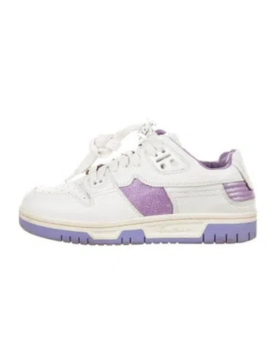 Pre-owned Acne Studios Leather Sneakers In White