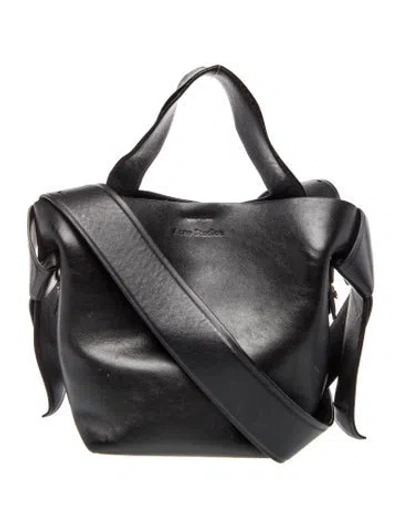 Pre-owned Acne Studios Leather Studios Musubi Mini In Black