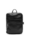 Acne Studios Leather Top-handle Backpack In Black