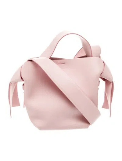 Pre-owned Acne Studios Leather Top Handle Bag In Brown