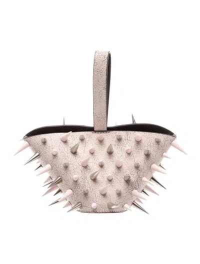 Pre-owned Acne Studios Leather Top Handle Bag In Pink