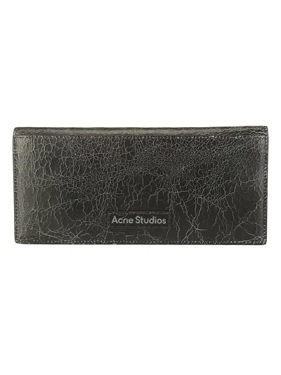 Acne Studios Leather Wallet In Black