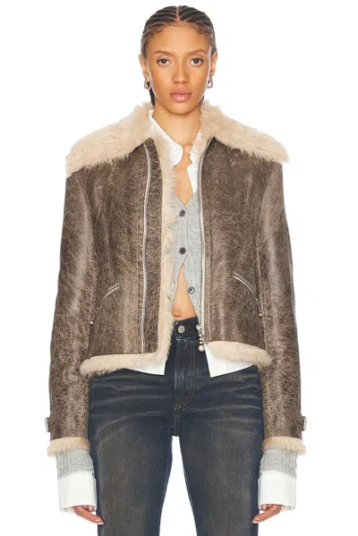 ACNE STUDIOS LELLA LEATHER JACKET