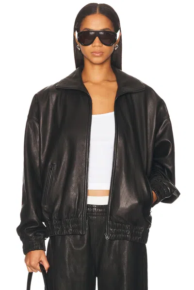 Acne Studios Lemmy Crop Leather Jacket