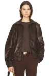 Acne Studios Lemmy Jacket In Brown