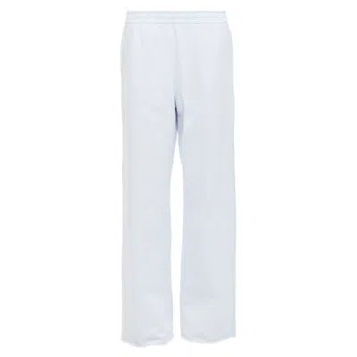 Acne Studios Light Blue Cotton Contrast Stitching Sweat Pants M