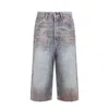 Acne Studios Light Blue Relaxed Flat Front Pants In Light Blue