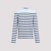 Acne Studios Striped Long-sleeved T-shirt In Light Blue