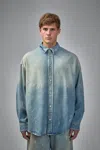 Acne Studios Setar Trafalgar Unisex Shirt In Blue