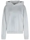 Acne Studios Light Grey Cotton Blend Sweatshirt Women In White
