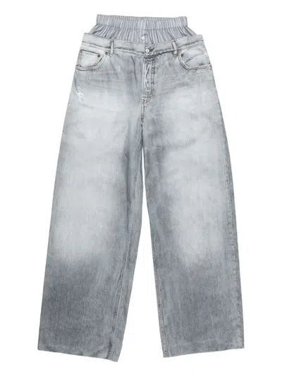 Acne Studios Light Grey Denim Cotton Jeans