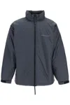 Acne Studios Lightweight Down Jacket With Patches In Black