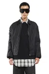 Acne Studios Lightweight Nylon Jacket In Black