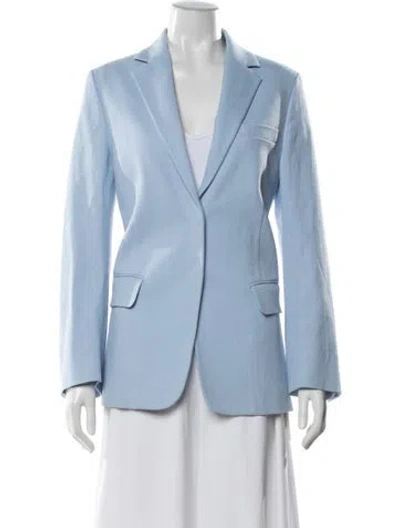 Pre-owned Acne Studios Linen Blazer In Blue