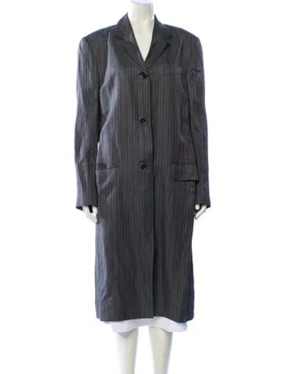 Pre-owned Acne Studios Linen Blazer In Gray